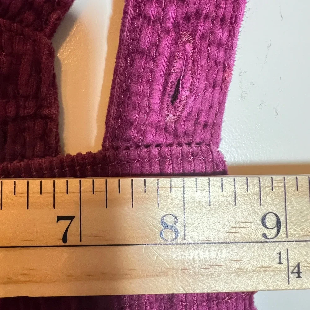 Gap Kids Huckleberry Purple Corduroy Skirtall Pinafore Dress, Girls Size L 10-11